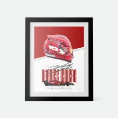 Charles Leclerc – 2004 – Kask – F1-75 – Poster