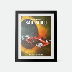 Ferrari F1 – Sao Paulo – 2017 – Poster