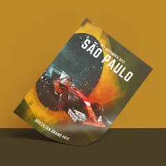 Ferrari F1 – Sao Paulo – 2017 – Poster