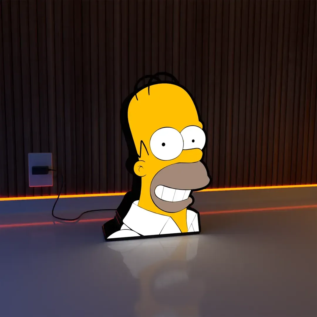 Homer Simpson Gece/Masa Lambası