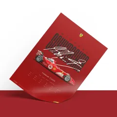 Michael Schumacher – F2004 – Poster