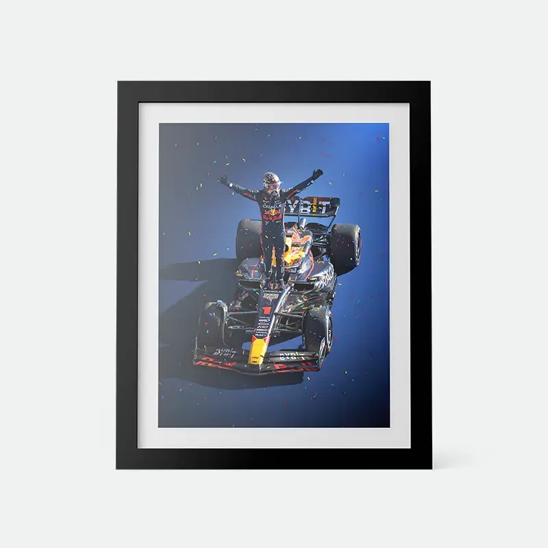 Verstappen 2023 Şampiyonluk Posteri